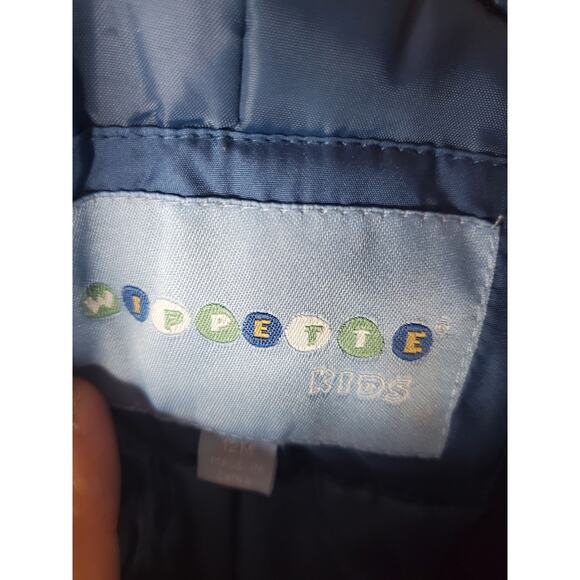 Wippette Kids Blue Snow Coverall, 12 Month - Picture 5 of 6